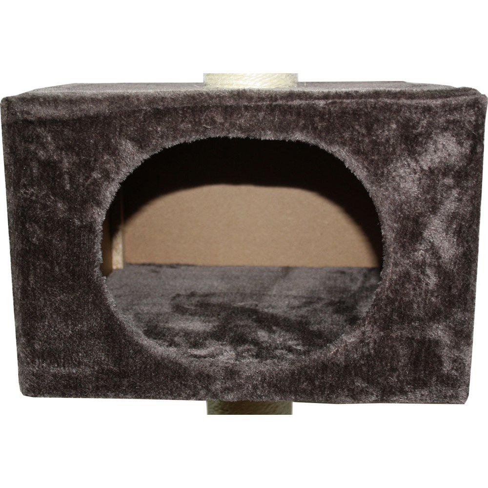 Ozami kiipeilypuu Bobby, harmaa 35x35x233-263cm