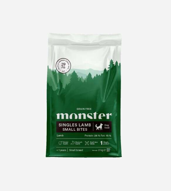 Monster Dog GF Singles Lamb Small Bites, 2kg