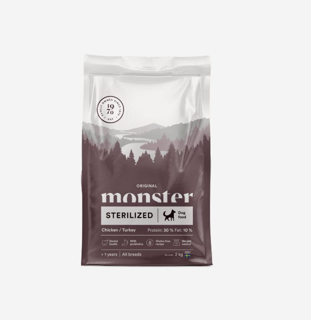 Monster Dog Original Sterilized, 2kg