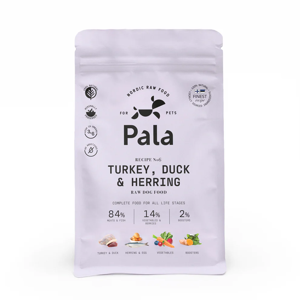 Pala Recipe # 6 - Kalkkuna, ankka & silli, 100g