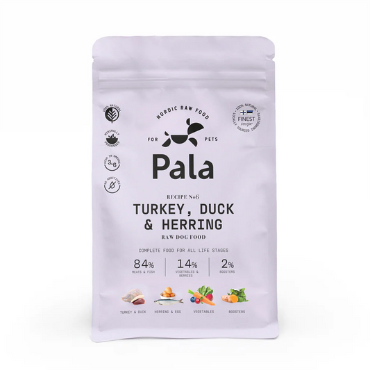 Pala Recipe # 6 - Kalkkuna, ankka & silli, 100g