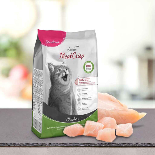 Platinum MeatCrisp Cat - Sterilised chicken, 400g - 1,5kg