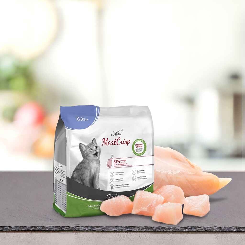 Platinum MeatCrisp Cat - Kitten chicken, 400g - 1,5kg