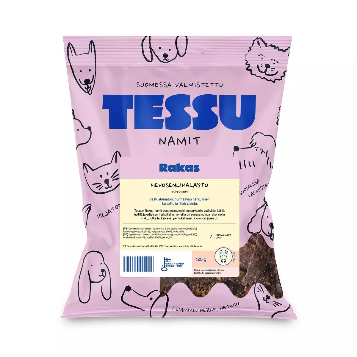 Tessu - Rakas Hevosenlihalastu 120g