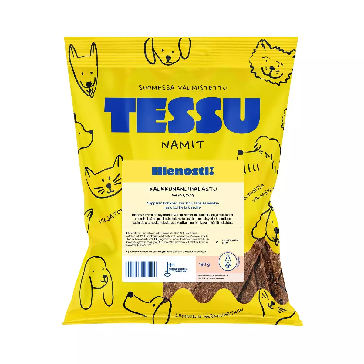 Tessu - Hienosti! Kalkkunanlihalastu 180g