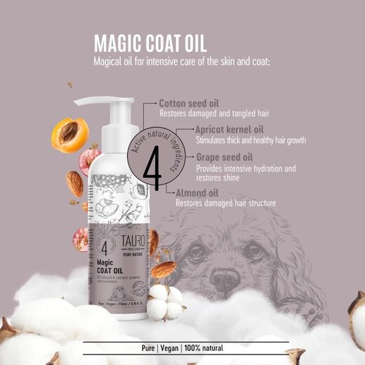 Tauro Pure Nature magic coat oil 250ml