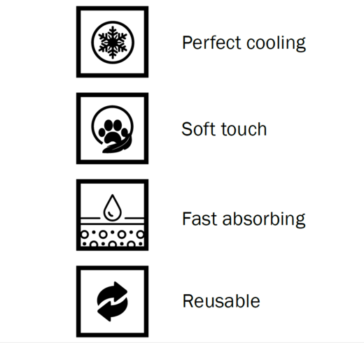 Tauro Kuivaava viilennyspyyhe, violetti