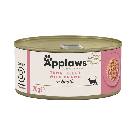 Applaws kissa tonnikalafile&katkarapu 70g purkki
