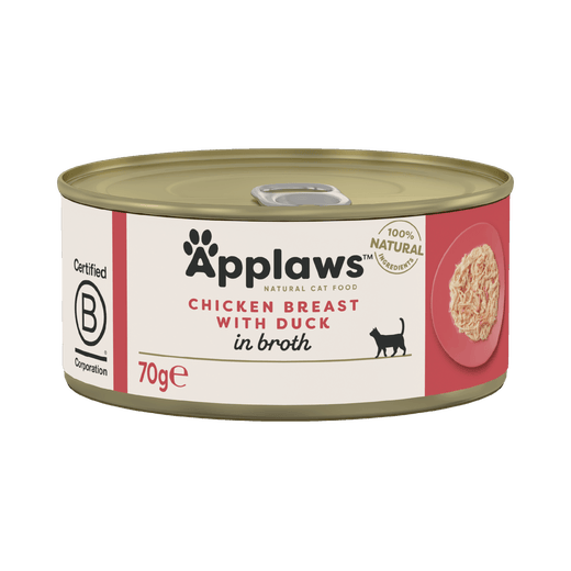 Applaws kissa kana & ankka 70g purkki