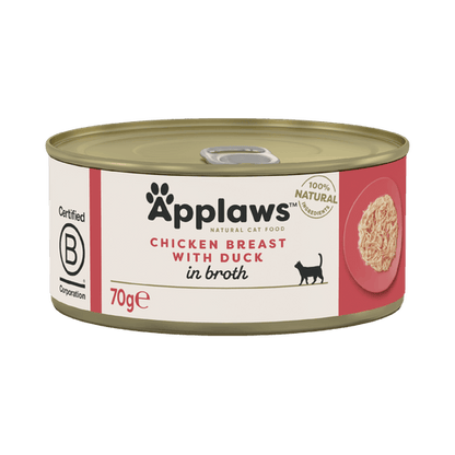 Applaws kissa kana & ankka 70g purkki