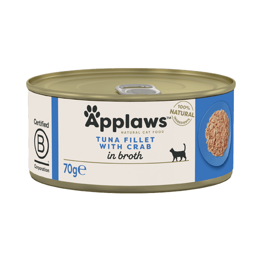 Applaws kissa tonnikala&rapu 70g purkki