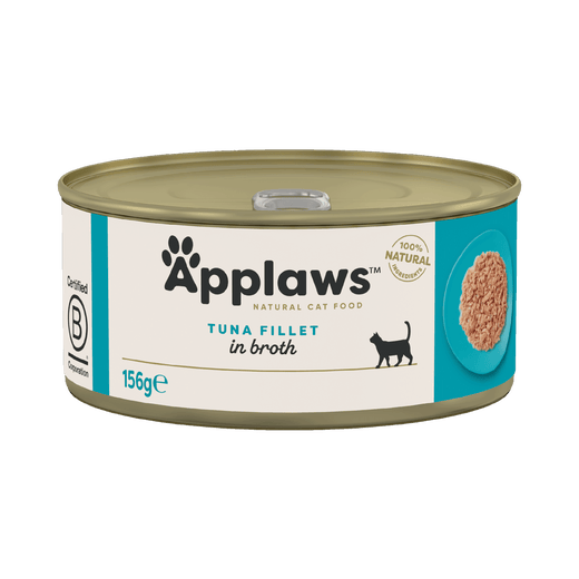 Applaws kissa tonnikalafile 156g purkki