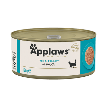 Applaws kissa tonnikalafile 156g purkki