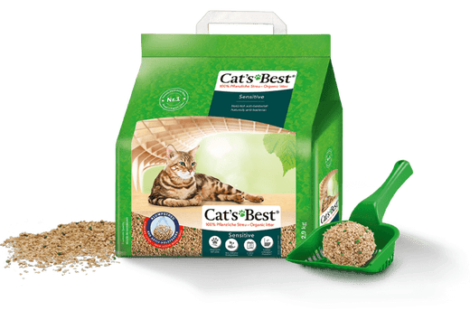 Cat's Best Sensitive kissanhiekka 2,9kg/8l paakkuuntuva