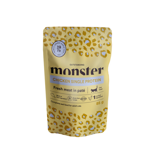 Monster Cat Pouches Adult Chicken