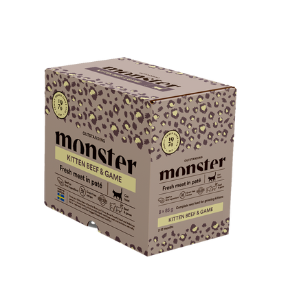 Monster Cat Kitten Pouches Beef&Game