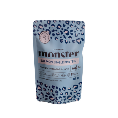 Monster Cat Pouches Adult Salmon