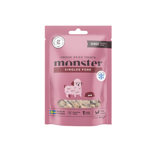 Monster Freeze Dried Treats Singles Pork 45g