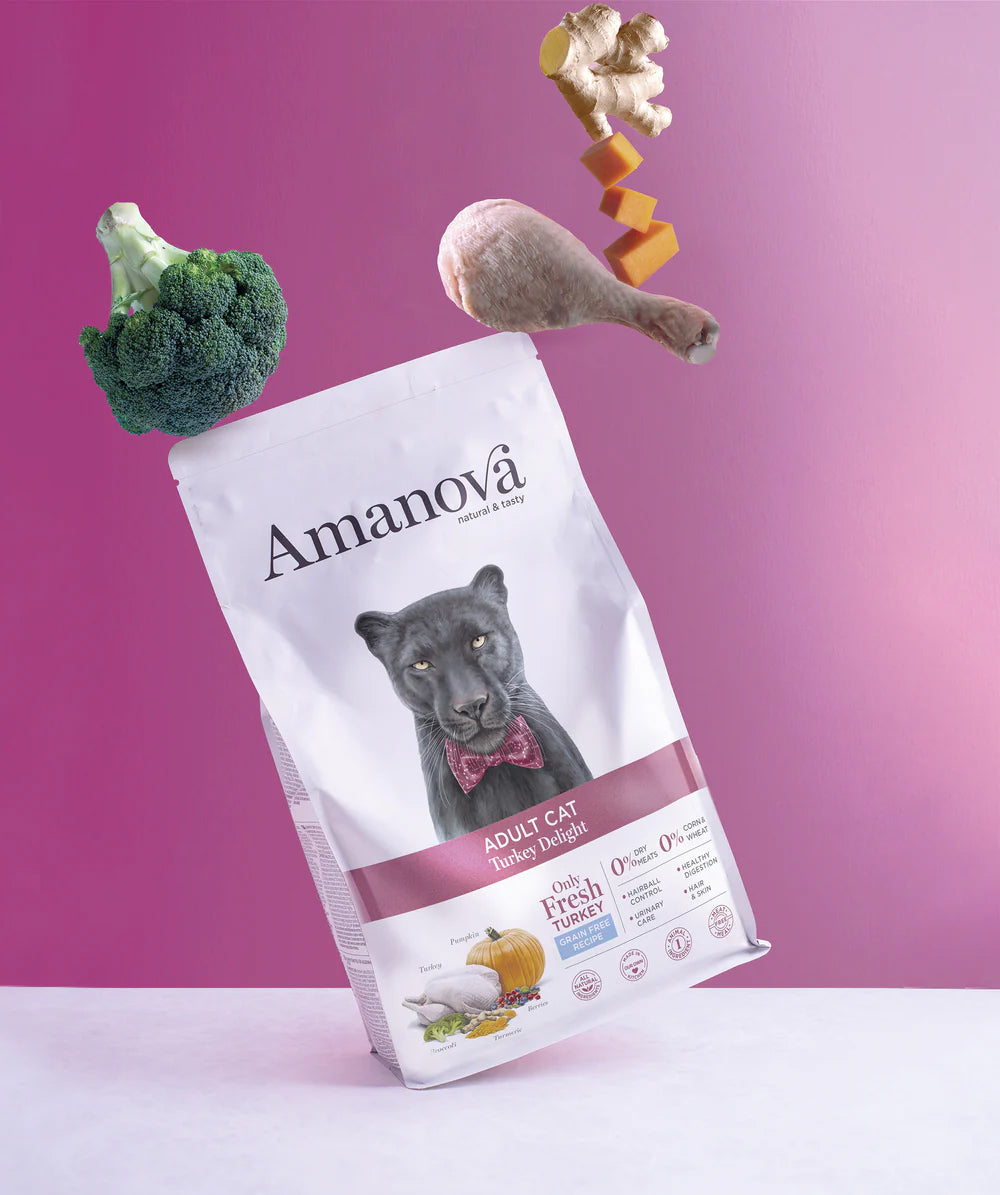 Amanova Cat Adult Grain Free Kalkkuna&Kurpitsa