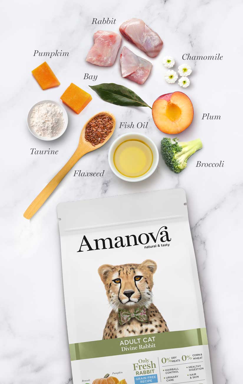 Amanova Cat Adult Grain Free Kani&Kurpitsa