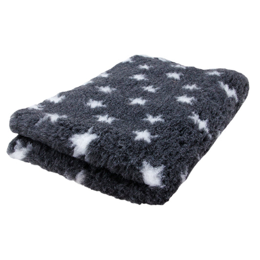 Foxy Fur makuualusta Tummanharmaa, valkoinen tähti