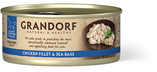 Grandorf Cat Chicken Breast &Seabass 70g