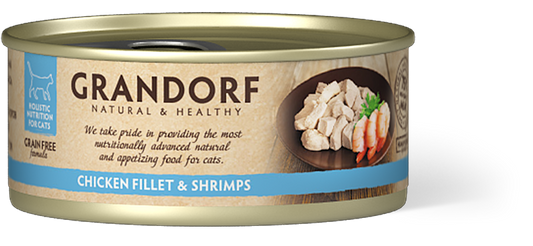 Grandorf Cat Chicken Breast&Shrimps 70g