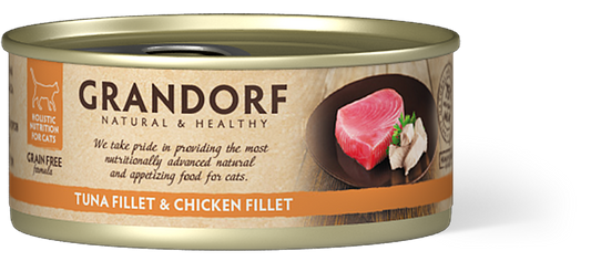 Grandorf Cat Tuna Fillet&Chicken Breast 70g