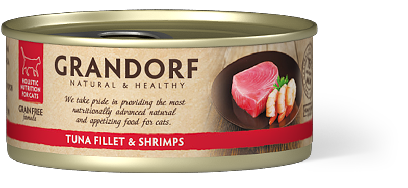 Grandorf Cat Tuna Fillet&Shrimps 70g