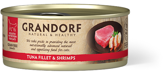 Grandorf Cat Tuna Fillet&Shrimps 70g