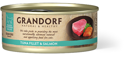 Grandorf Cat Tuna Fillet&Salmon 70g