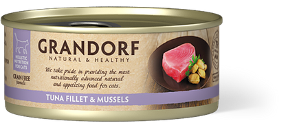 Grandorf Cat Tuna Fillet&Mussels 70g