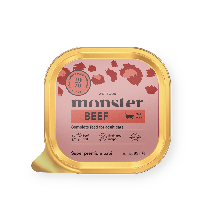 Monster Cat Paté Adult Beef 85g
