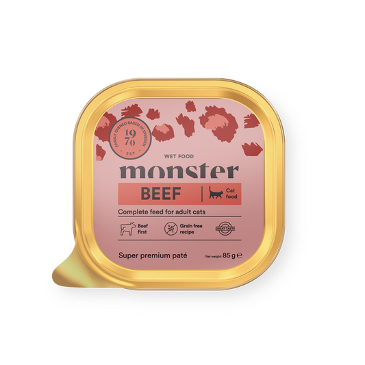 Monster Cat Paté Adult Beef 85g