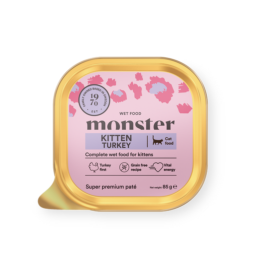 Monster Cat Paté Kitten Turkey 85g