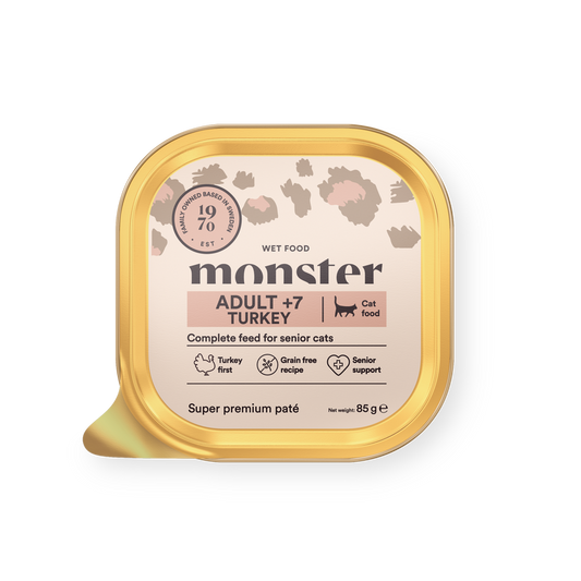 Monster Cat Paté Senior Turkey 85g