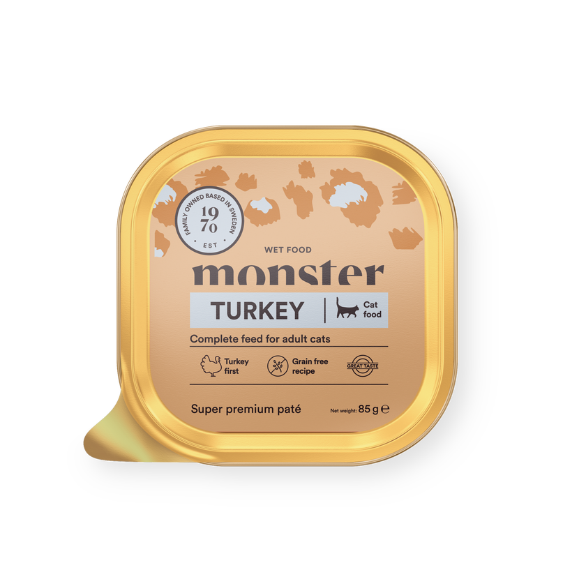Monster Cat Paté Adult Turkey 85g