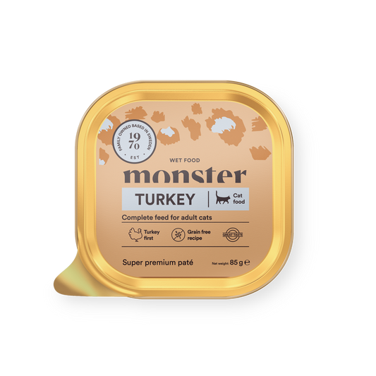 Monster Cat Paté Adult Turkey 85g