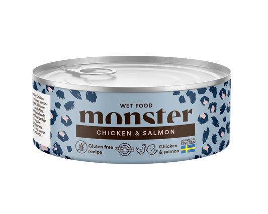 Monster Cat Adult Chicken/Salmon 100g