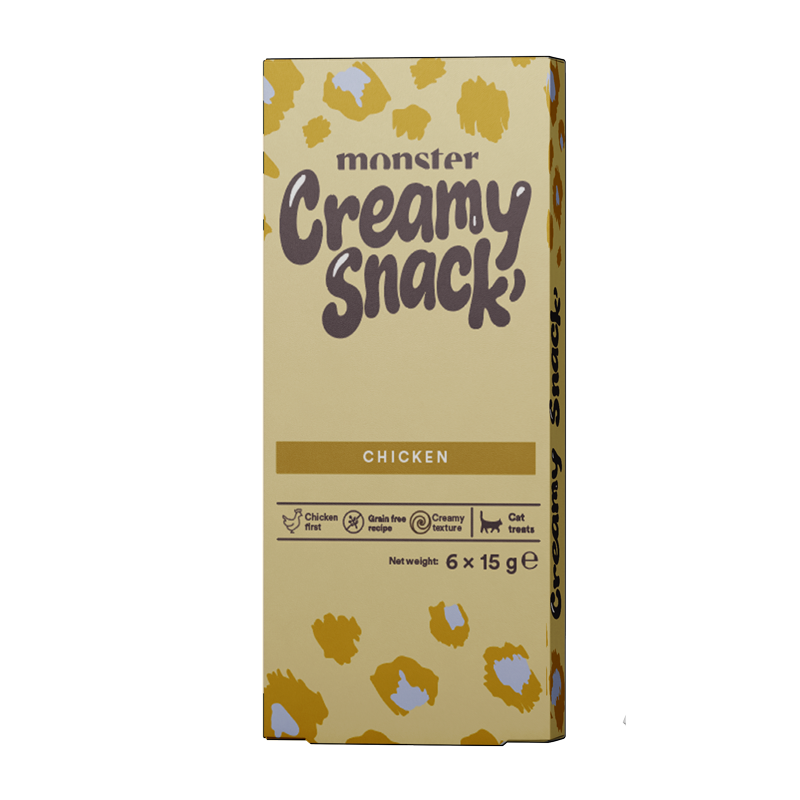 Monster Cat Creamy Snack Chicken 6x15g - Kissan herkkutahna