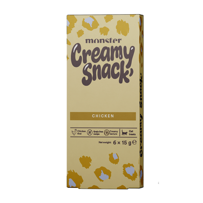 Monster Cat Creamy Snack Chicken 6x15g - Kissan herkkutahna