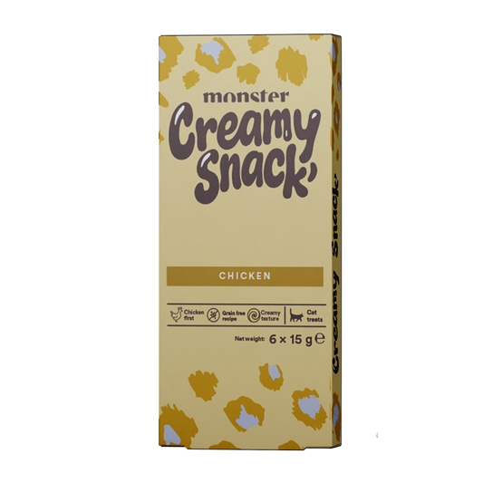 Monster Cat Creamy Snack Chicken 6x15g - Kissan herkkutahna