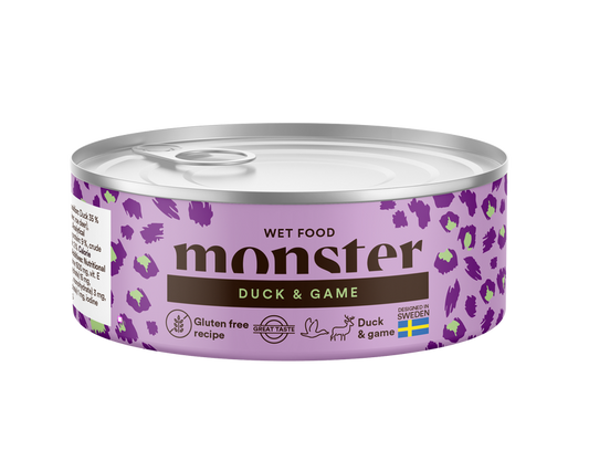 Monster Cat Adult Multi Protein Duck/Game 100g
