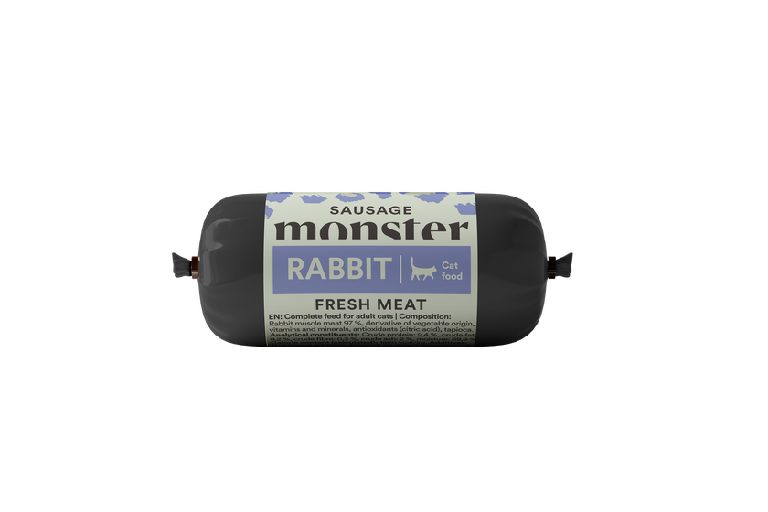 Monster Cat Sausage Rabbit 80g
