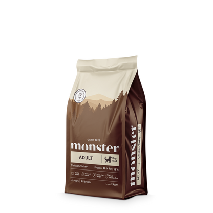 Monster Dog Grain Free Adult Chicken/Turkey
