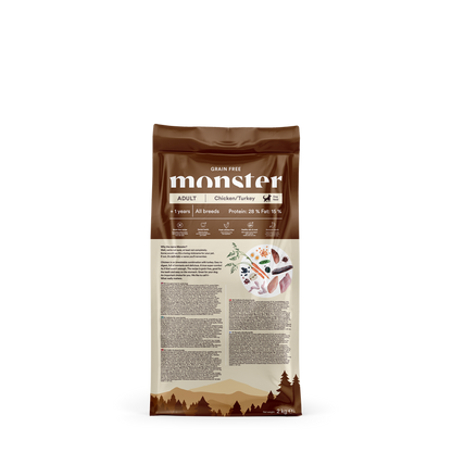 Monster Dog Grain Free Adult Chicken/Turkey