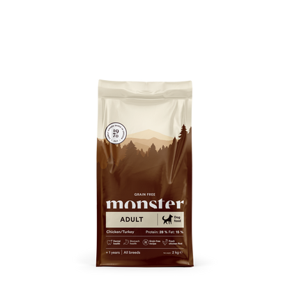 Monster Dog Grain Free Adult Chicken/Turkey