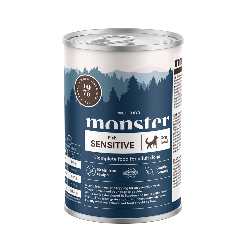 Monster Dog Sensitive Fish 400g