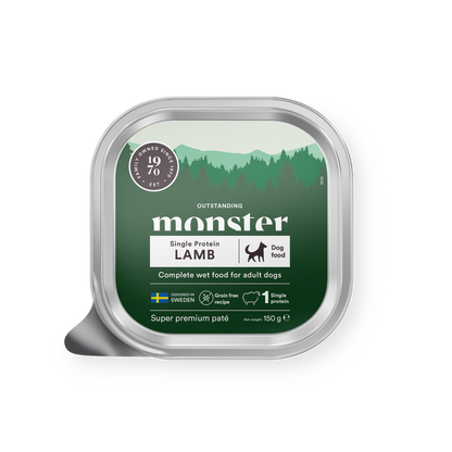 Monster Dog Adult Lamb Paté 150g
