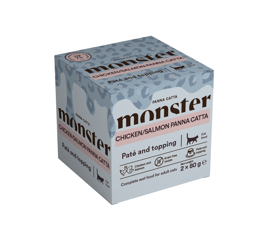 Monster Cat Salmon Panna Catta 2x80g